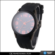 Japan movt battery silicone sport watch men, quartz watch price